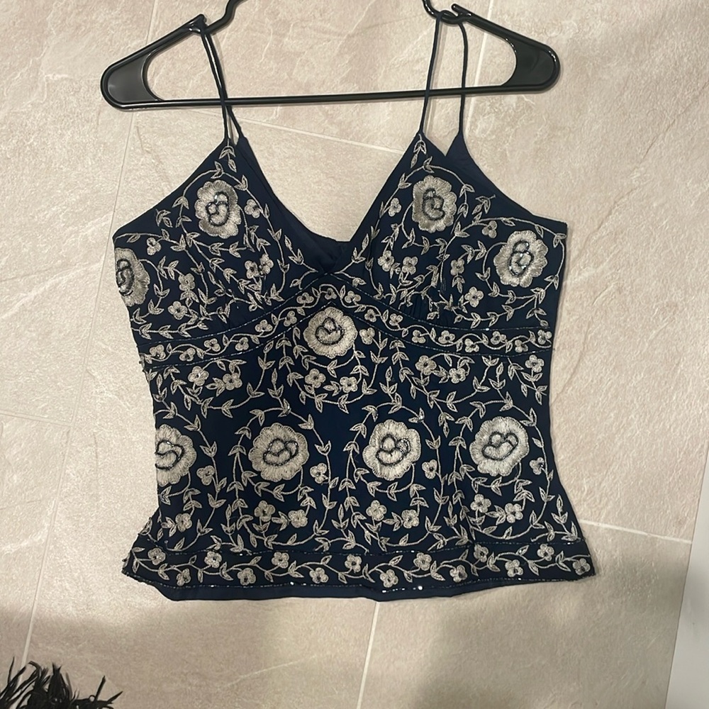 Beautiful embroidered Silk Blouse